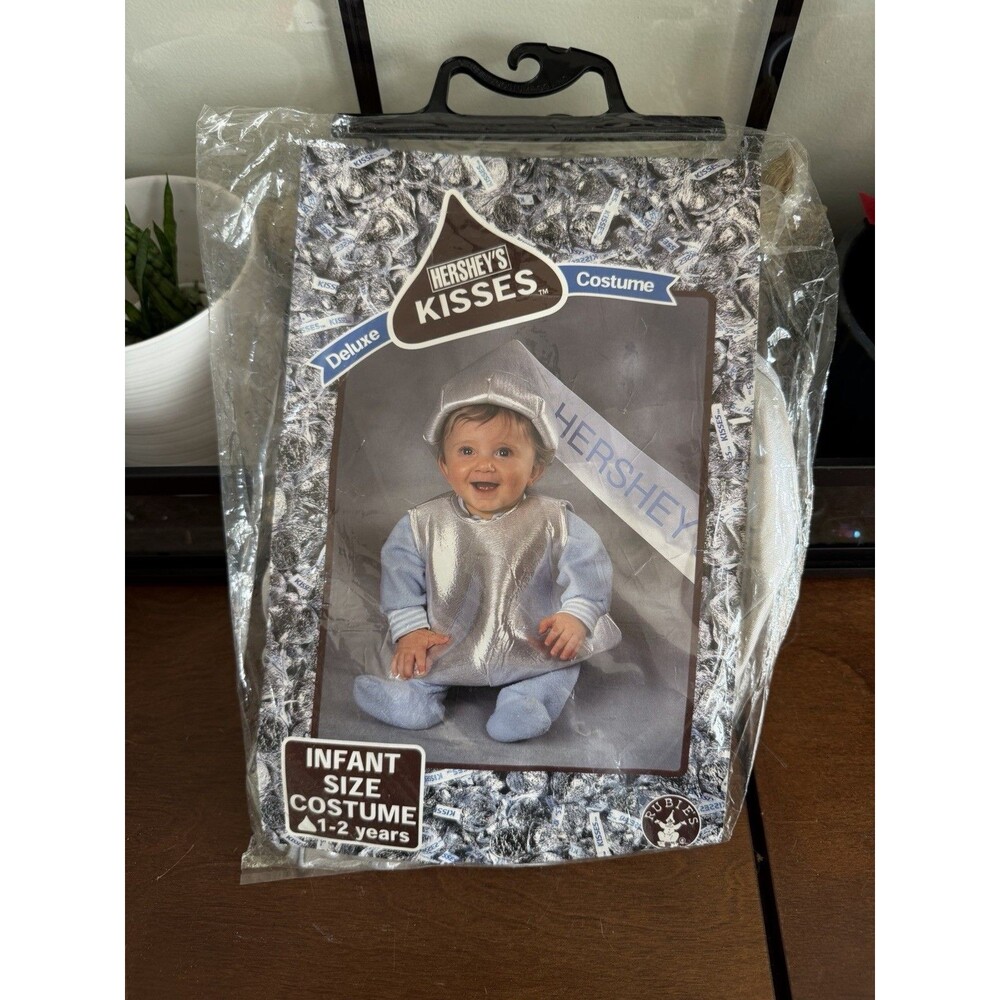 VTG Deluxe Hershey’s Kisses Halloween Costume Infant 1-2 Years Chocolate
